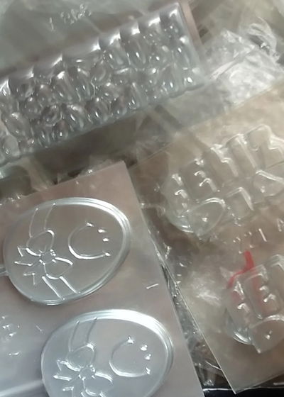 Placas Acetato Chocolate x10 LIQUIDACION 