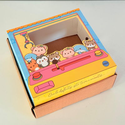 Caja Visor Máquina Ositos 20x20x10