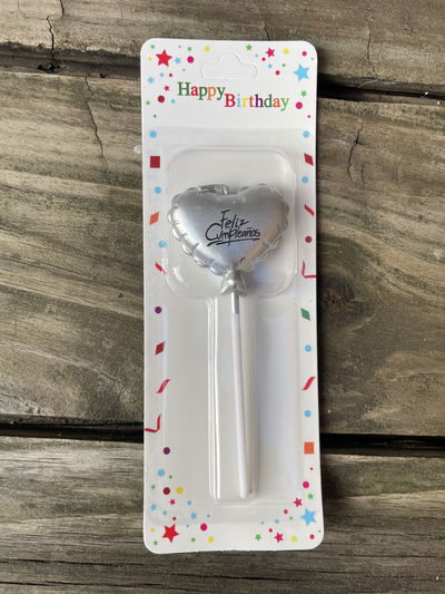 NUEVA! Vela Globito Corazón 