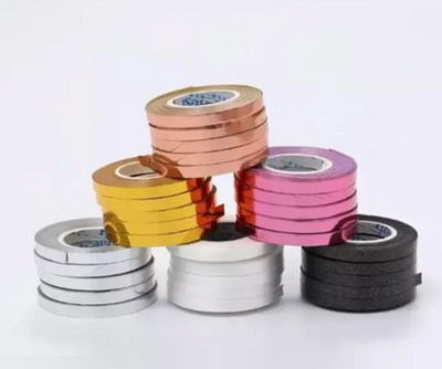 Cinta Ribbon Metalizada 3mm x10mts