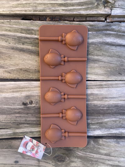 Molde Silicona Chupetín Pez