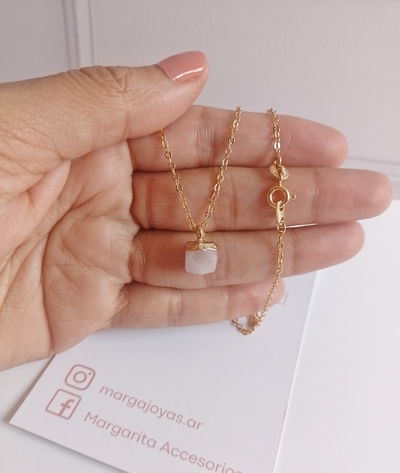 Collar Mini Cuarzo Natural