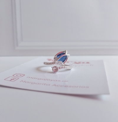 Anillo Tulipan Azul