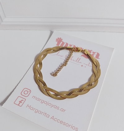 Pulsera Dora Triple