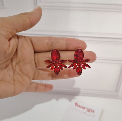 Aros Medianos Rojos