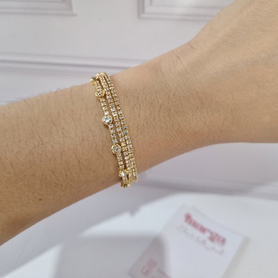 Pulsera 3 en 1 Susi Dorada 