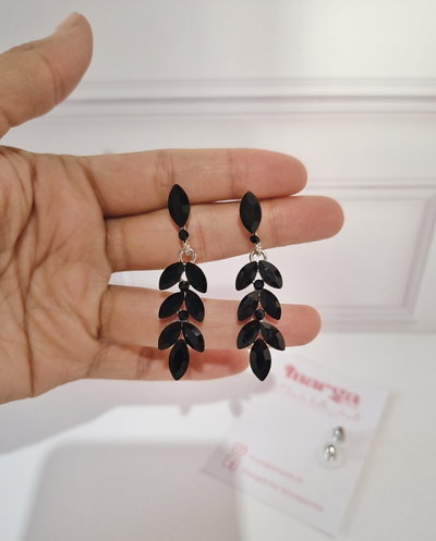 Aros Largos Negros