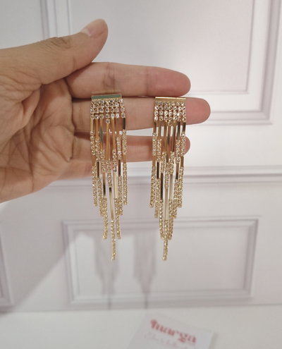 Aros Lluvia Dorados