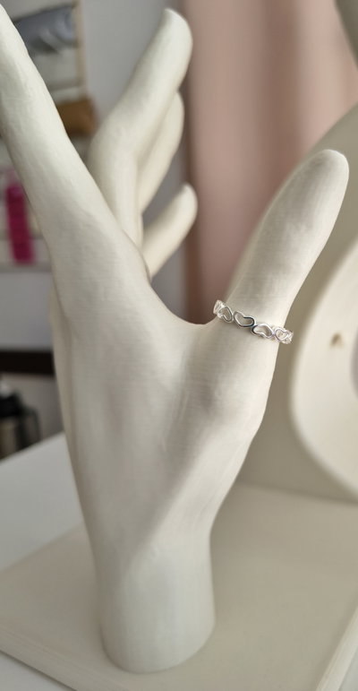 Anillo Corazones