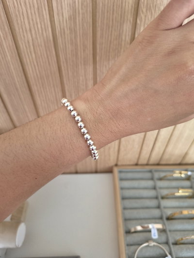 Pulsera Elastizada Bolitas (grandes)