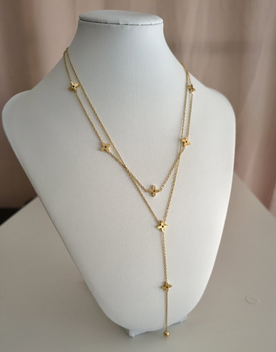 Collar Lazo Flores LV