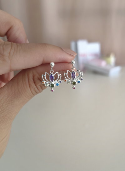 Aros Loto Plata 