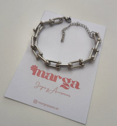 Pulsera Eslabón Tiffany Acero