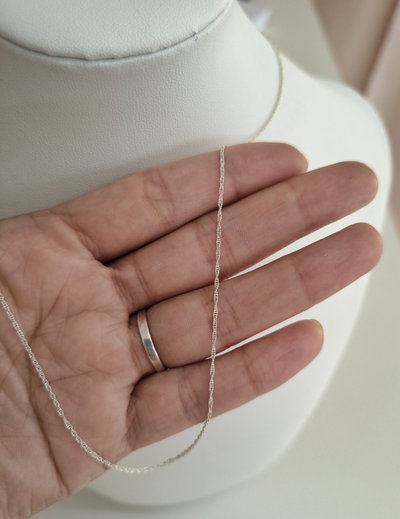 Cadena Tourbillón Plata