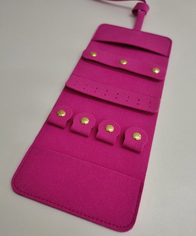 Organizador de Joyas Color Fucsia 