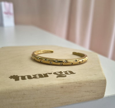 Pulsera Semiesclava Artemis Dorada 