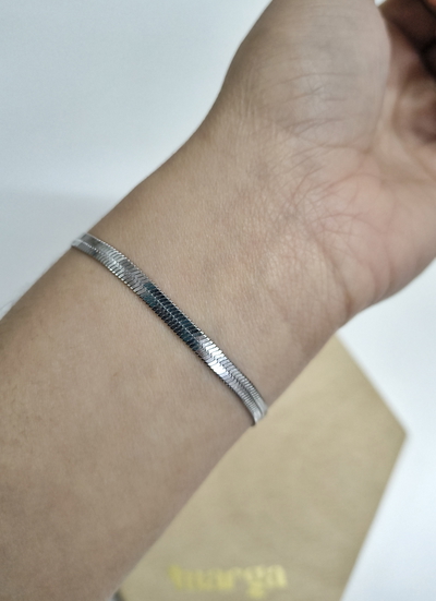 Pulsera Plana Acero