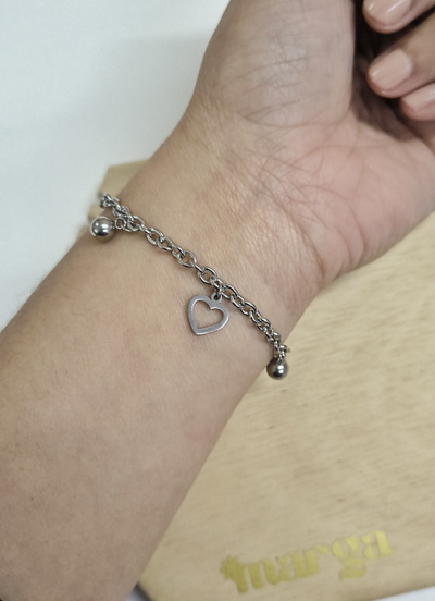 Pulsera con dijes Acero