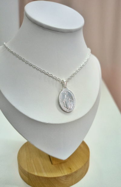 Collar Virgen de la Medalla Milagrosa 
