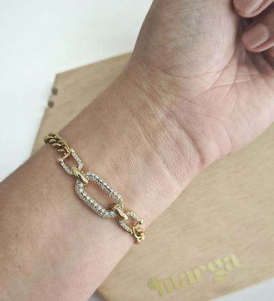 Pulsera Eslabón Dorado 