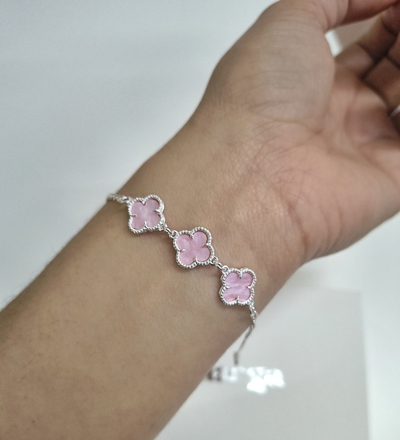 Pulsera Tréboles Rosa