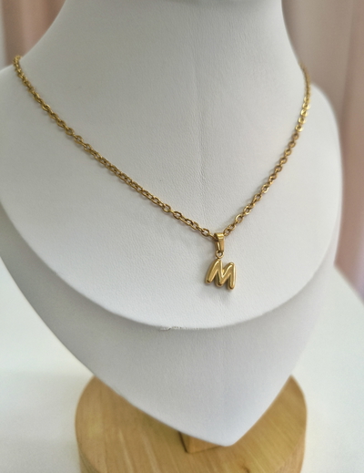 Collar Mini Inicial Acero