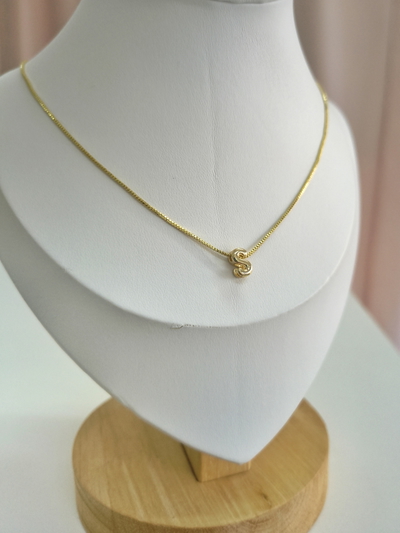 Collar Mini Inicial Pasante 