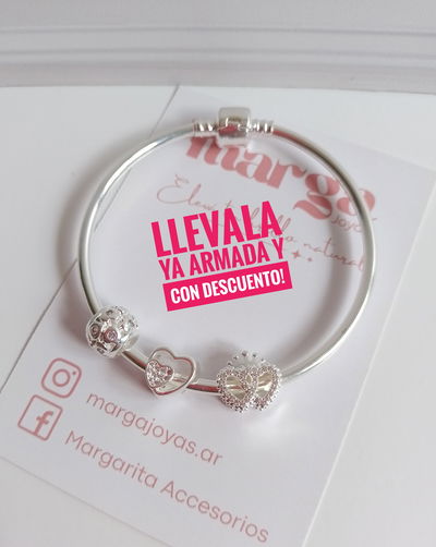 Esclava con charms (modelo 3)
