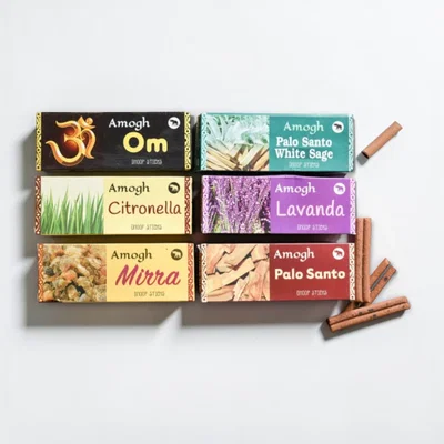 AMOGH DHOOP STICKS X 12 UNIDADES