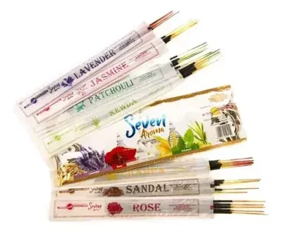 SAHUMERIOS SEVEN SREE VANI 7 AROMAS X 35 VARILLAS (TIRA X 12)