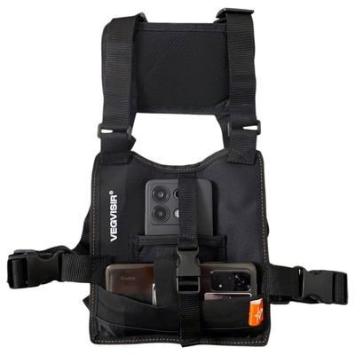 Pechera Mini Arnes Porta Celular Grabación Moto Roller Bici 