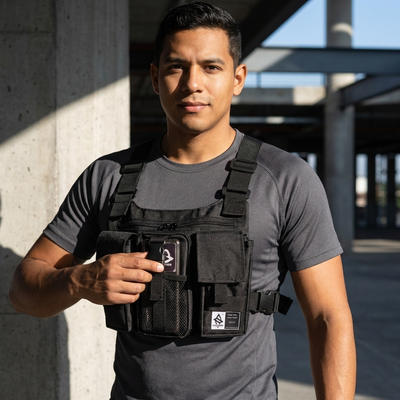 Pechera Cargo "Trek Rider" Porta Celular