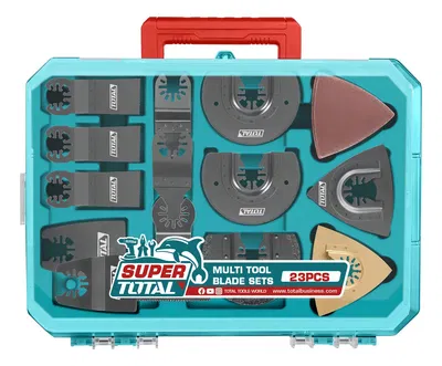 Set 23 Accesorios Marca Total para Sierra Multifunción Oscilante Modelo TAKTMT2301