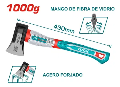 Hacha de Partir 1000gr TOTAL THAX0611000F