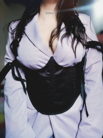 Underbust black