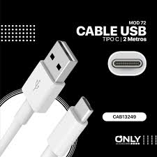 CABLE USB MOD 72 – ONLY – TIPO C – 2 MTS