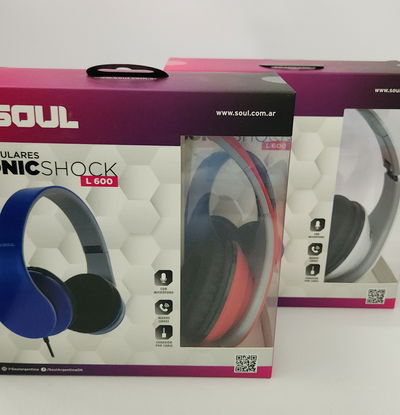 Auriculares vincha L600 SONIC SHOCK SOUL 