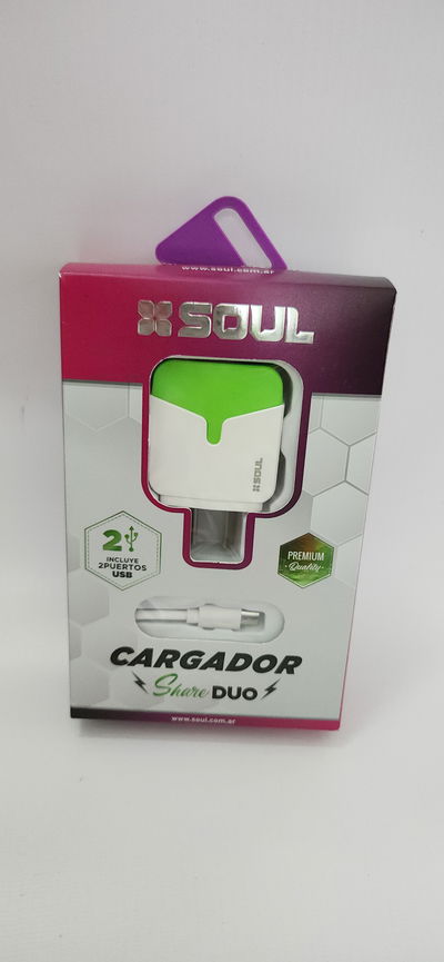 Cargador 220v share Duo SOUL 