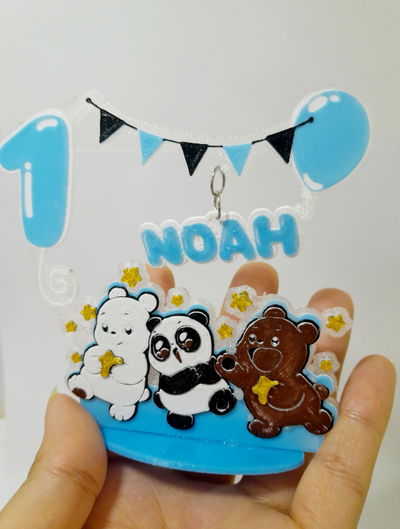 Osos Escandalosos - Centro de Mesa