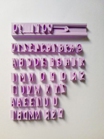 Set Stamp Letras / Abecedario