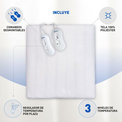 MANTA CLIMATIZADORA SILFAB 2 PLAZAS MTD 100