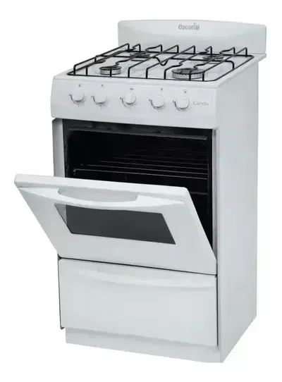 COCINA ESCORIAL CANDOR GAS ENVASADO BLANCA