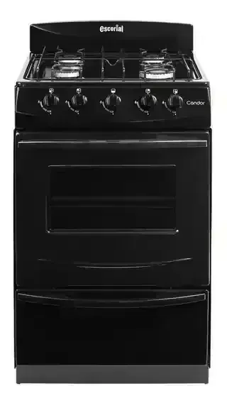 COCINA ESCORIAL CANDOR GAS NATURAL NEGRA