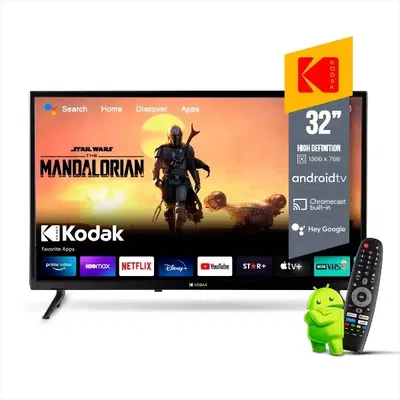 SMART TV KODAK 32 LED HD SMART HEY GOOGLE KD-32MT005-2