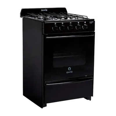 COCINA ESCORIAL MASTER CLASSIC NEGRA GAS ENVASADO