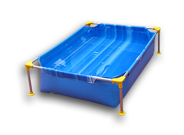 PILETA DE LONA PILETIN 100 X 140 X 35 - 500 LTS. MOD.110