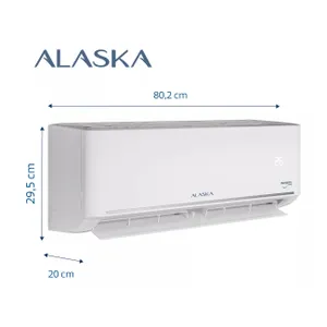 AIRE ACONDICIONADO ALASKA 3500W ASIE35WCLW INVERTER