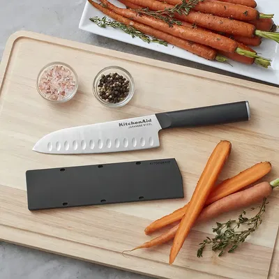 CUCHILLO KITCHENAID SANTOKU 18 CM CON 7 PENIQUES