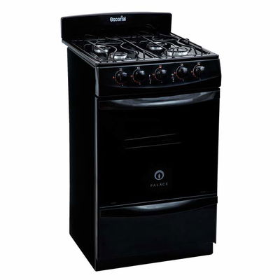 COCINA ESCORIAL PALACE CRISTAL LX S2 GLP CON PUERTA CON VISOR COLOR NEGRO