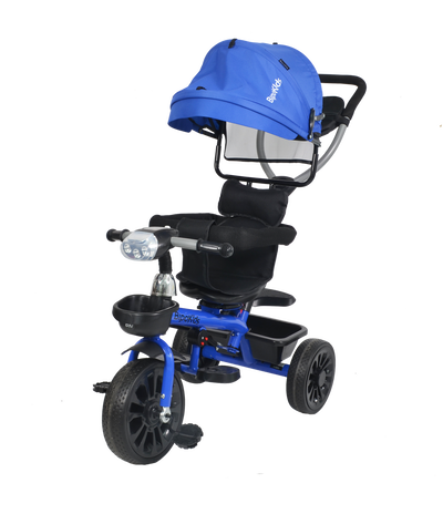 TRICICLO BIPOKIDS REVERSIBLE LUCES Y SONIDO TR 9077N
